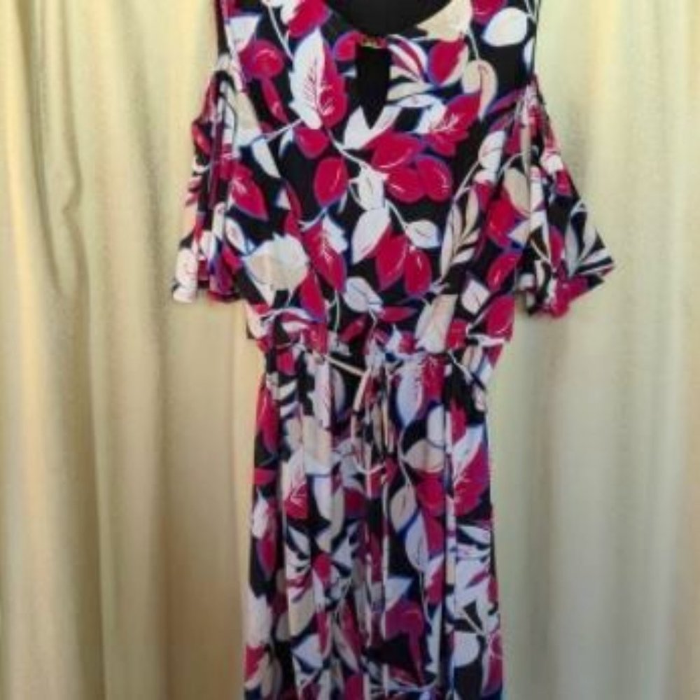 Roz & Ali - Dress Barn Cold Shoulder Dress